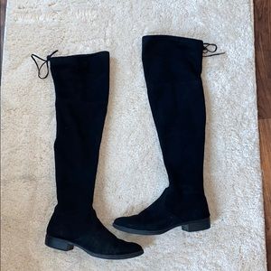 Black Thigh High Boots